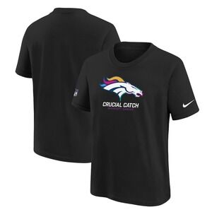 Nike® (Men's SMALL) Denver Broncos 2024 Crucial Catch T-Shirt in Black